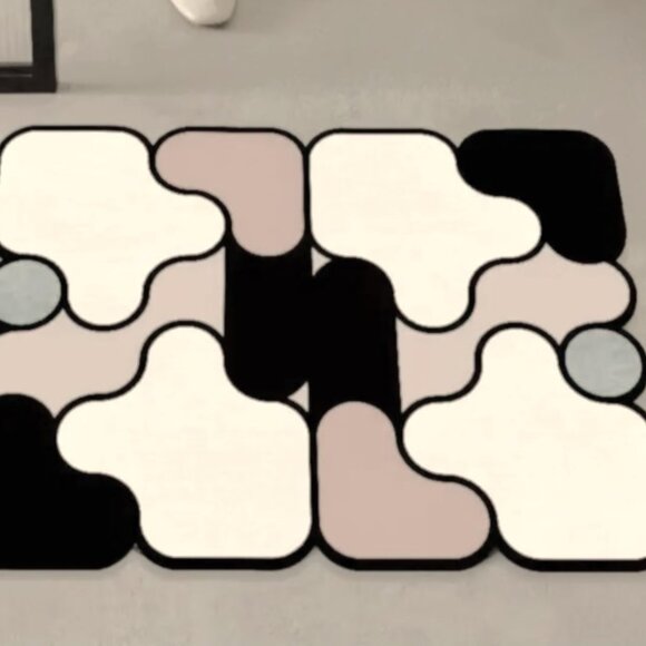 Brand New - Creative Non-Slip Rubber Bath Mat, with Durable Diene Rubber Backing - Picture 1 of 1